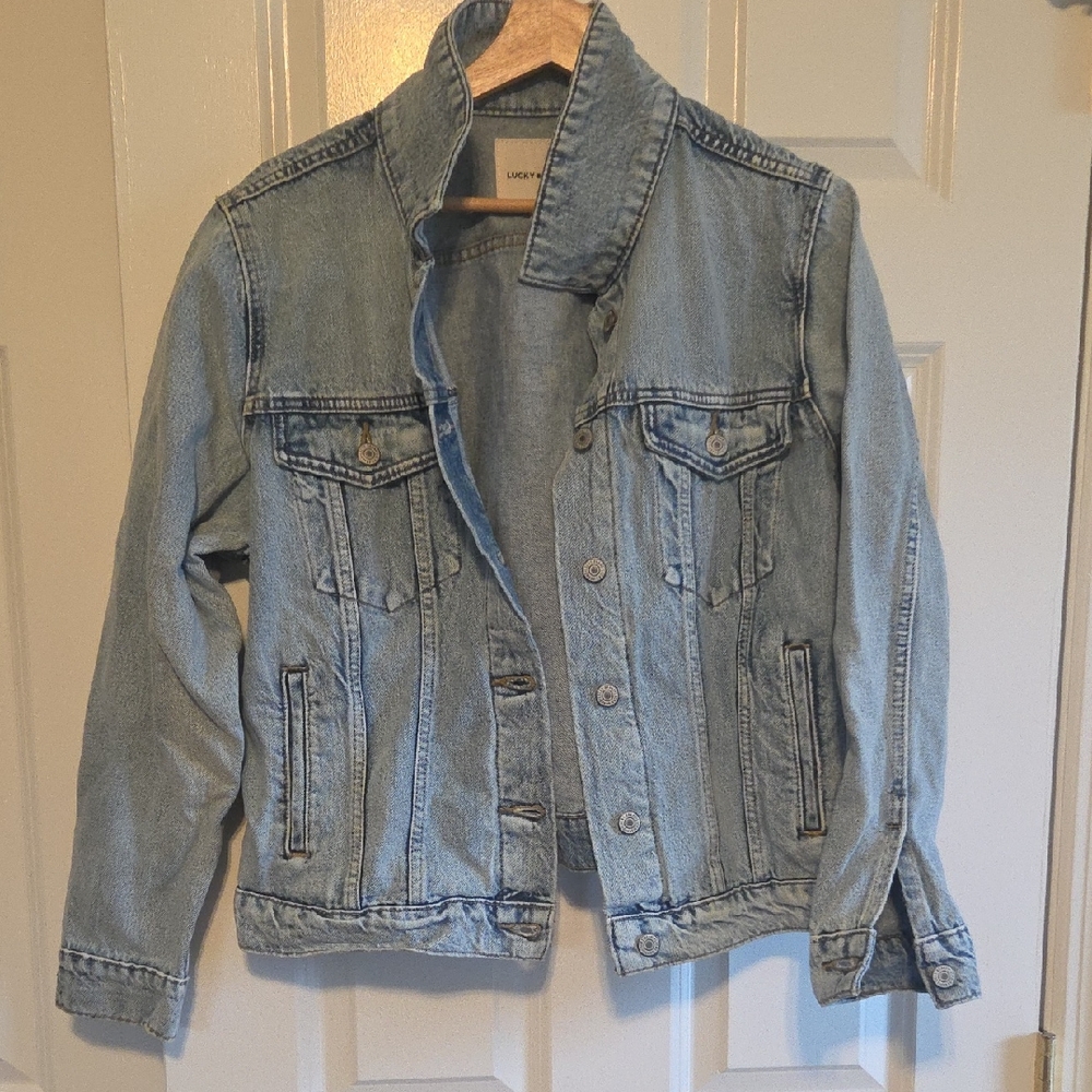 LUCKY BRAND Light Blue Denim Jacket XL